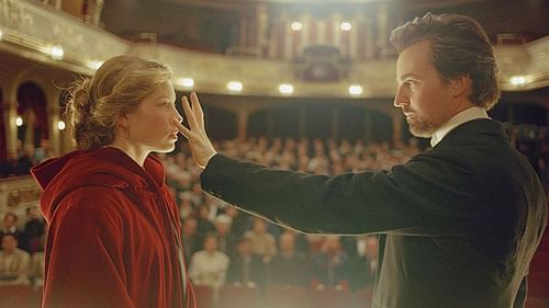 A still from The Illusionist (Image via Mubi)