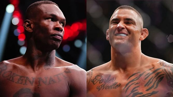 "Head high my guy" - Israel Adesanya shows love to Dustin Poirier, shuts down critics questioning their championship status
