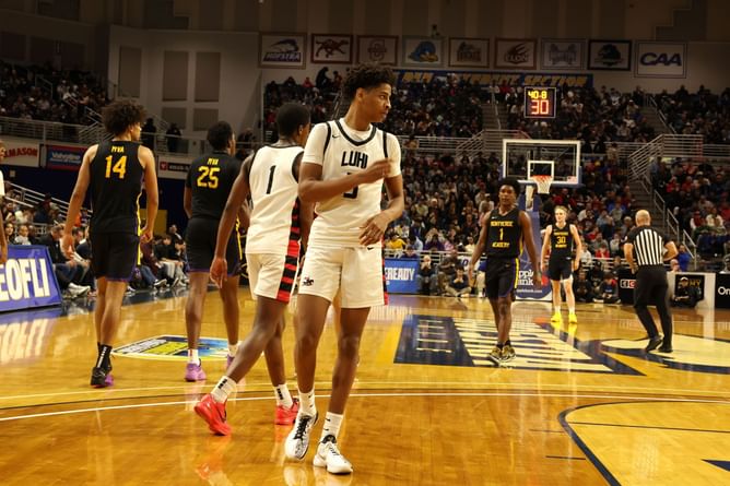 Carmelo Anthony's son Kiyan Anthony showed out on senior night in a crazy win over IMG Academy