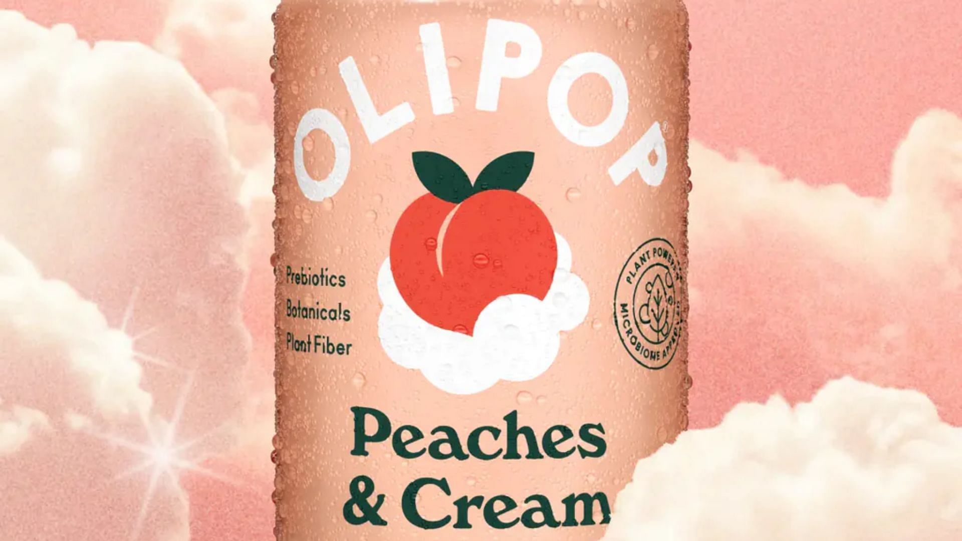 Olipop&rsquo;s Peaches &amp; Cream Soda is now a full-time flavor (Image via Olipop/Website)