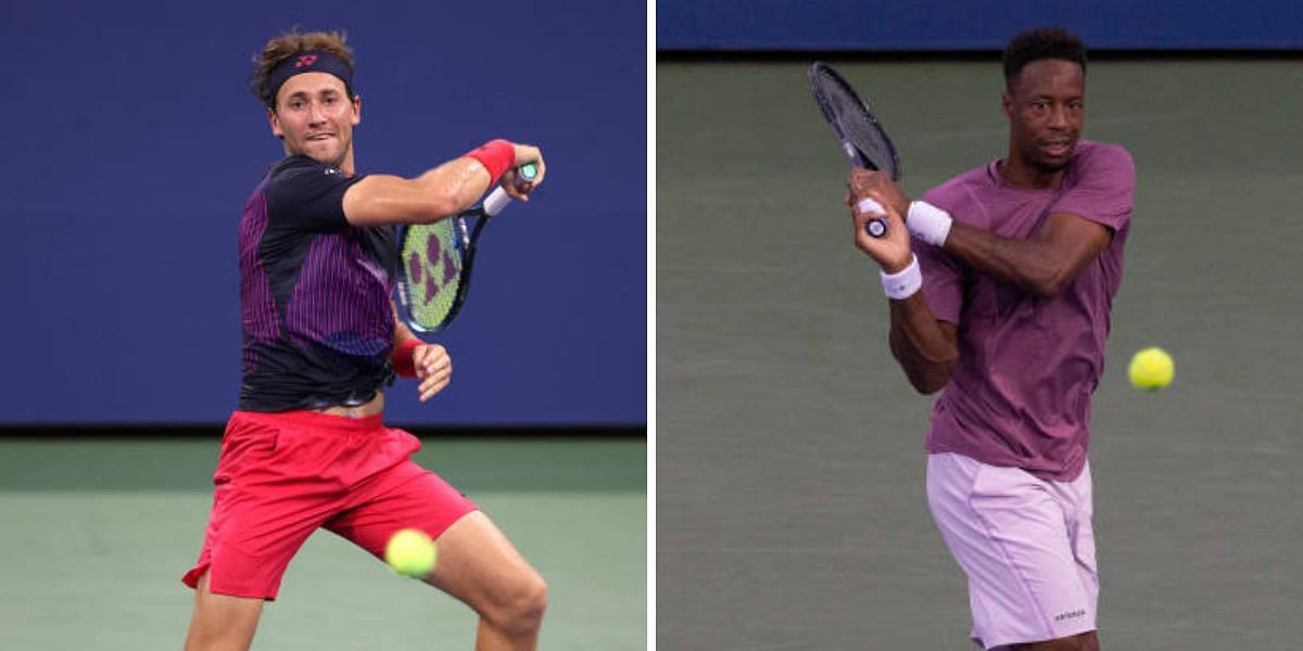 Casper Ruud (Left) and Gael Monfils (Right) - Source: Getty