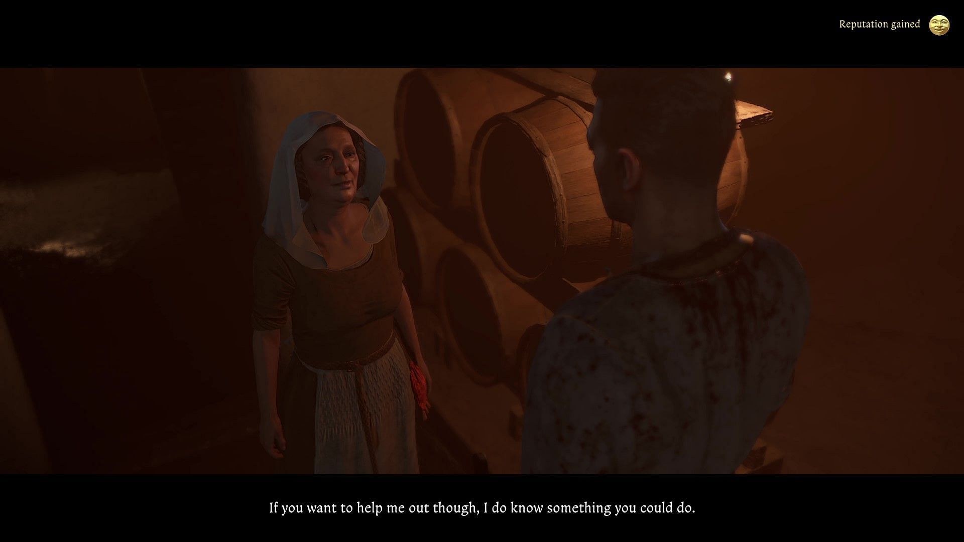 Speak with Betty to start the quest (Image via Deep Silver)