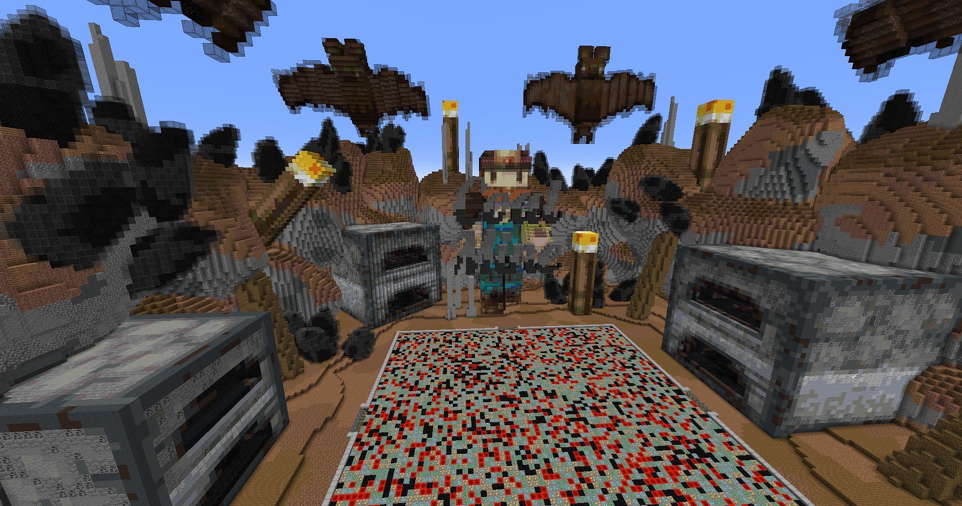 Minecraft OP Prison servers are extremely fun to grind (Image via Mojang Studios)