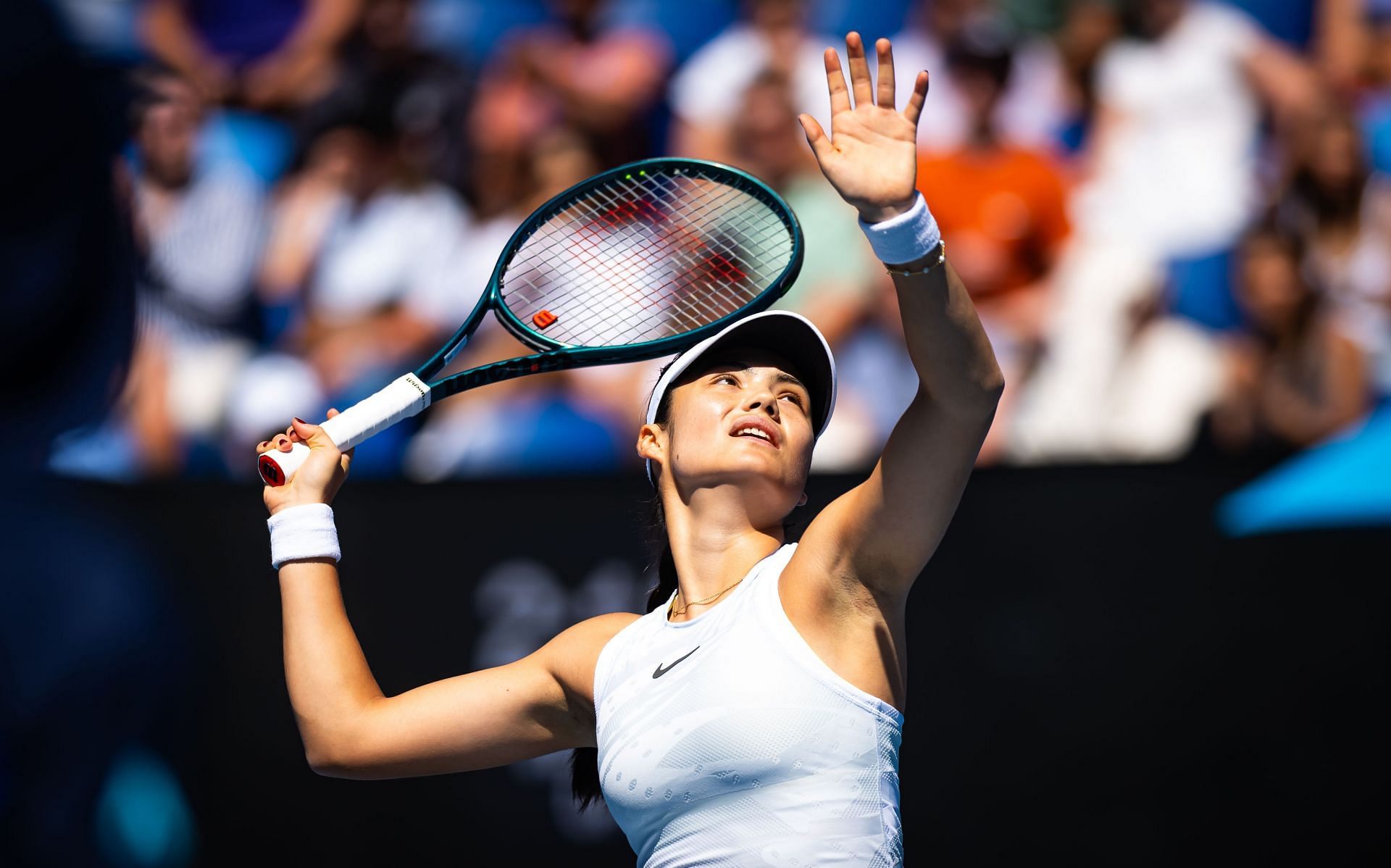 Emma Raducanu at the 2025 Australian Open (Source: Getty)