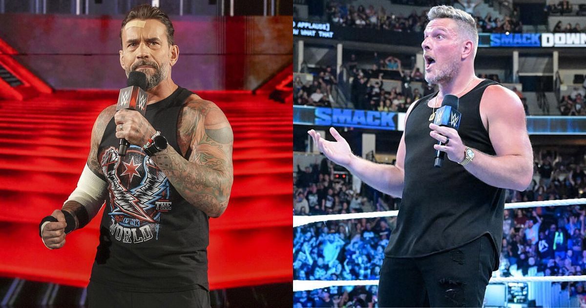 CM Punk (left) and Pat McAfee (right) [Source: WWE.com]