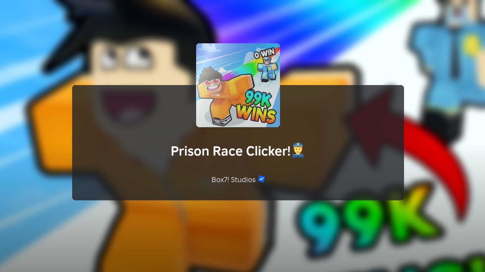 Prison Race Clicker loading screen