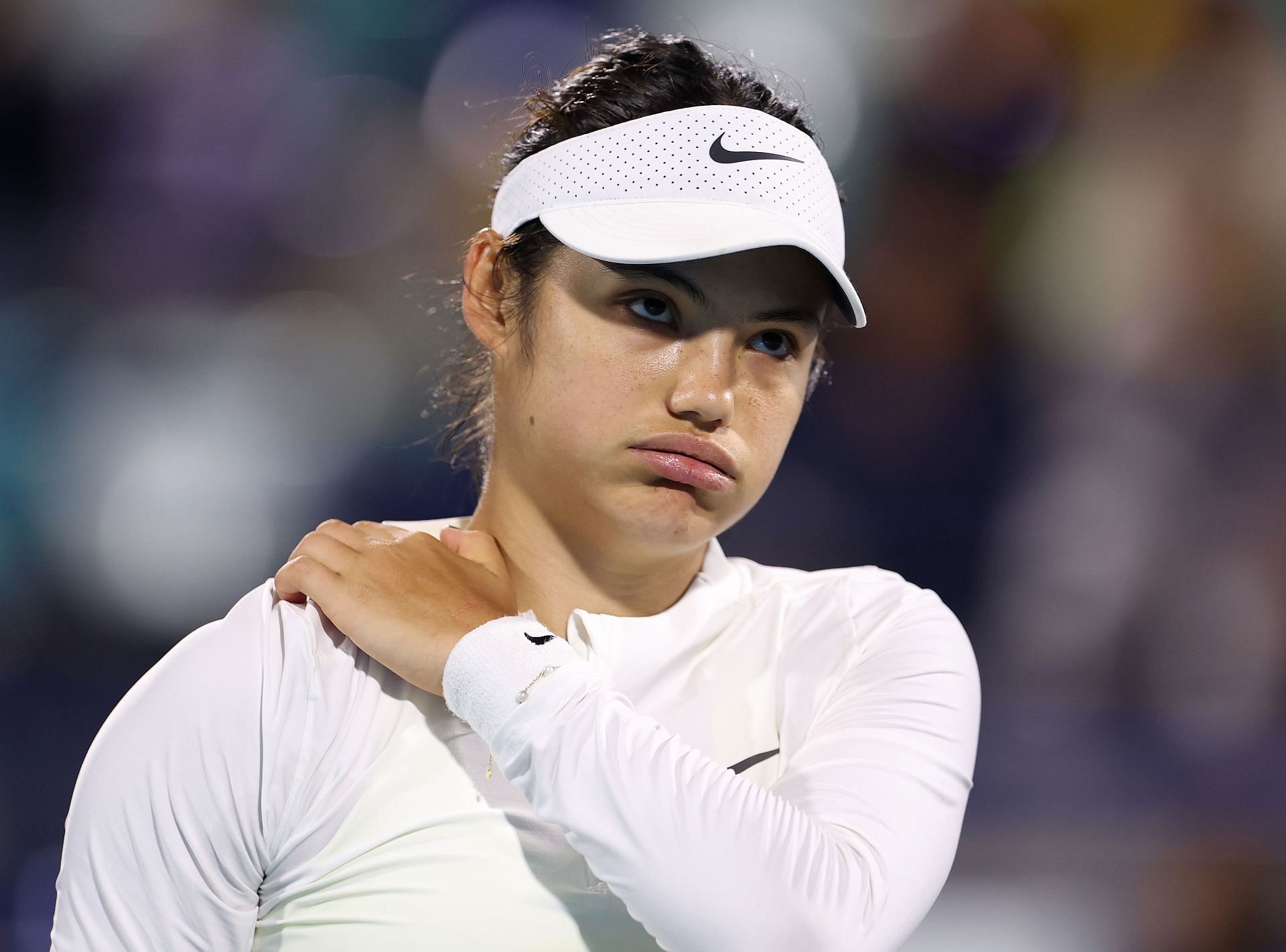 Emma Raducanu at Mubadala Abu Dhabi Open - Day Three - Source: Getty