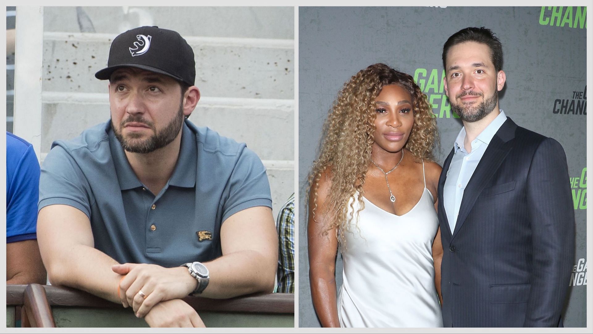 Serena Williams and Alexis Ohanian (Images via GETTY)