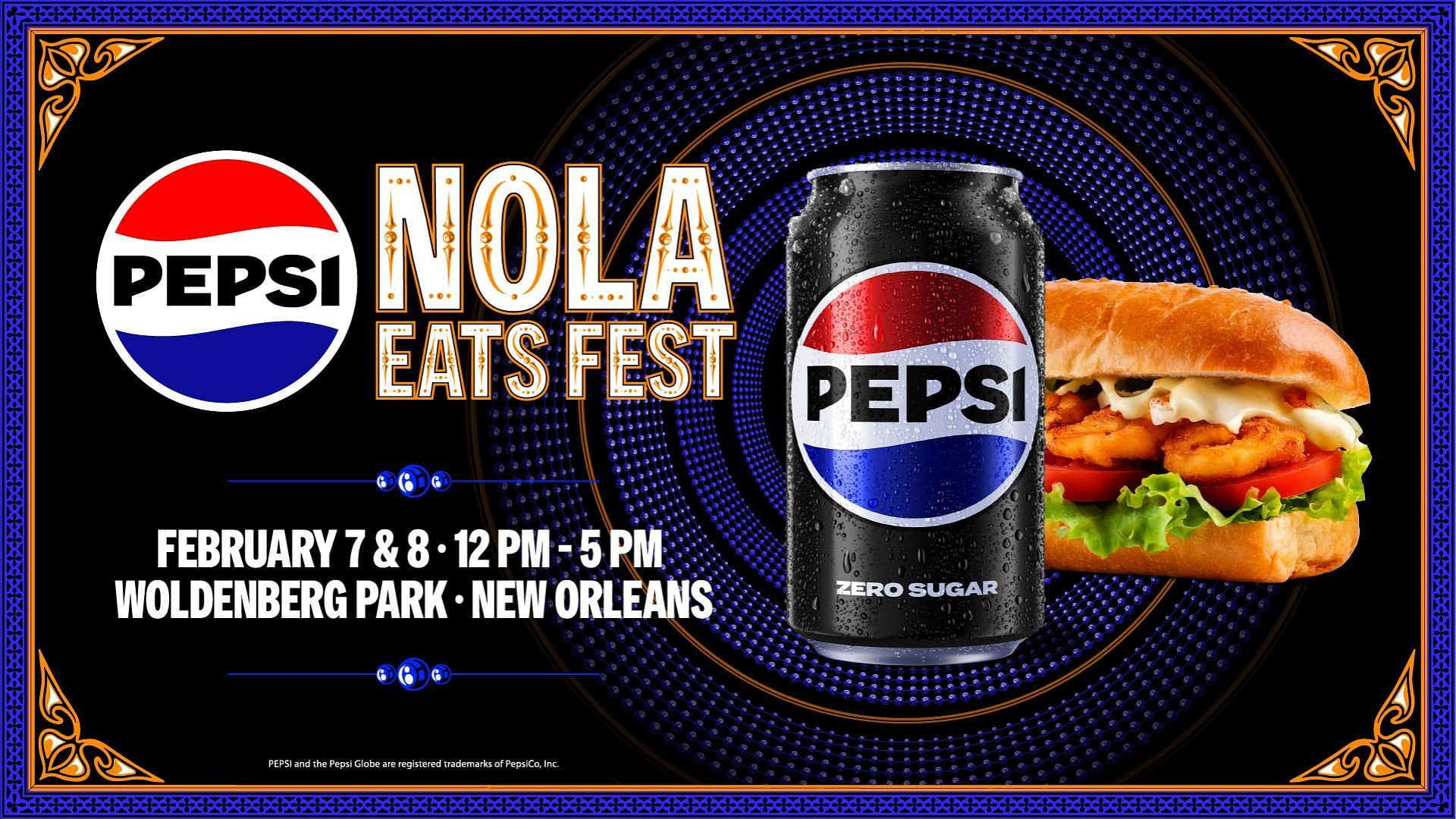 The NOLA Eats Fest by the soda brand is a two-day event (Image via PepsiCo)