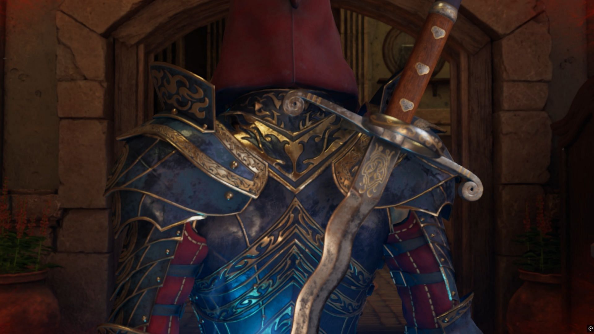 Inquisitor Lodwyn is definitely not friendly (Image via Obsidian Entertainment)