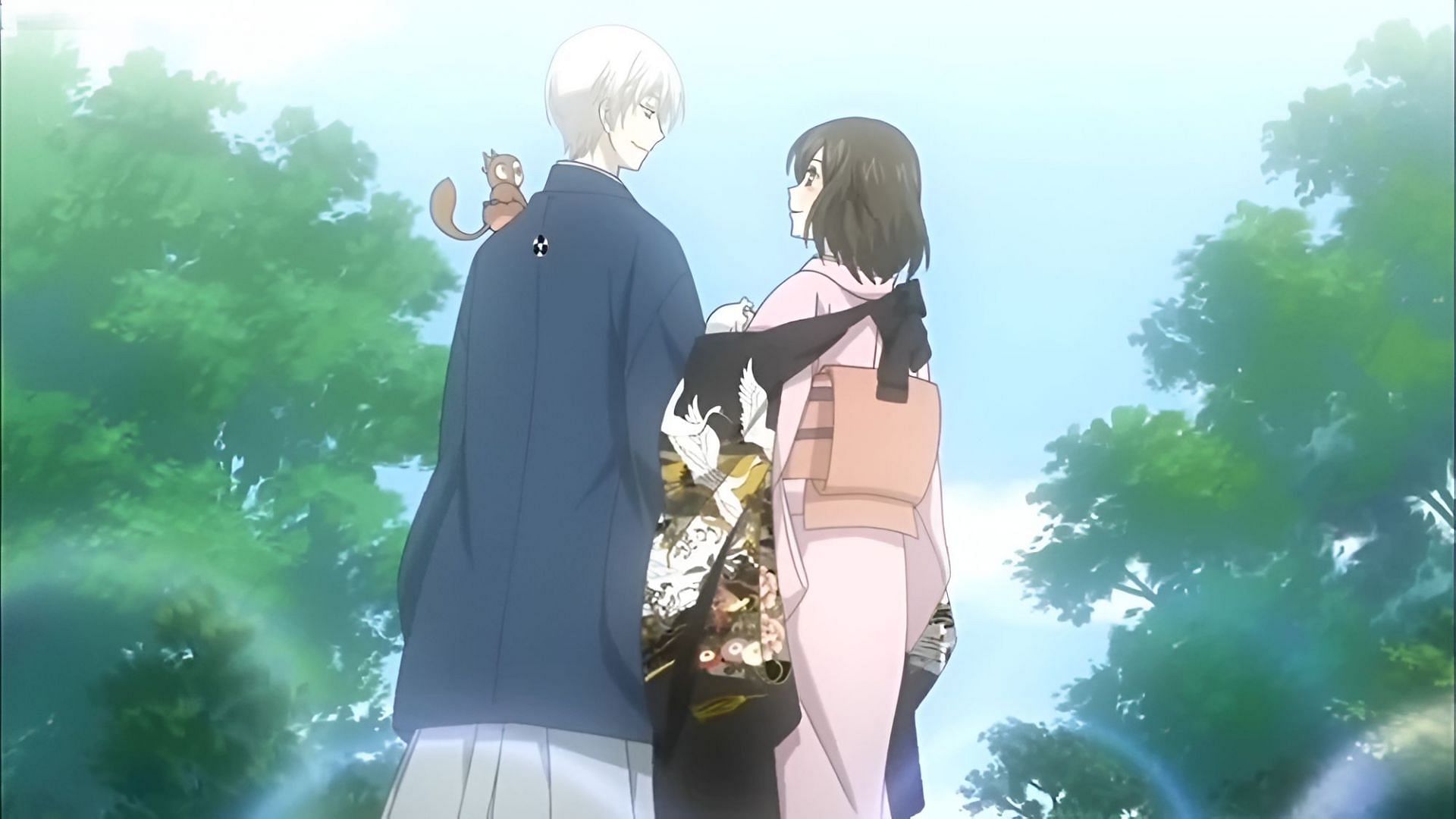 Tomoe and Nanami as seen in the anime (Image via TMS Entertaintment)