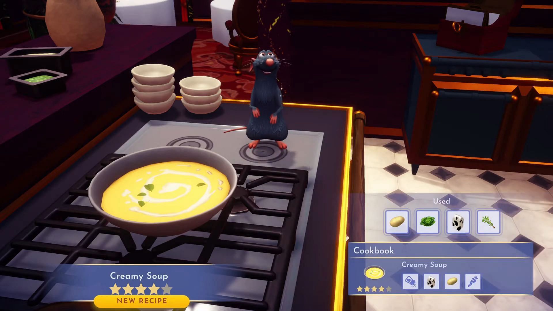 Creamy Soup (Image via Gameloft || YouTube@Greymane Gaming)