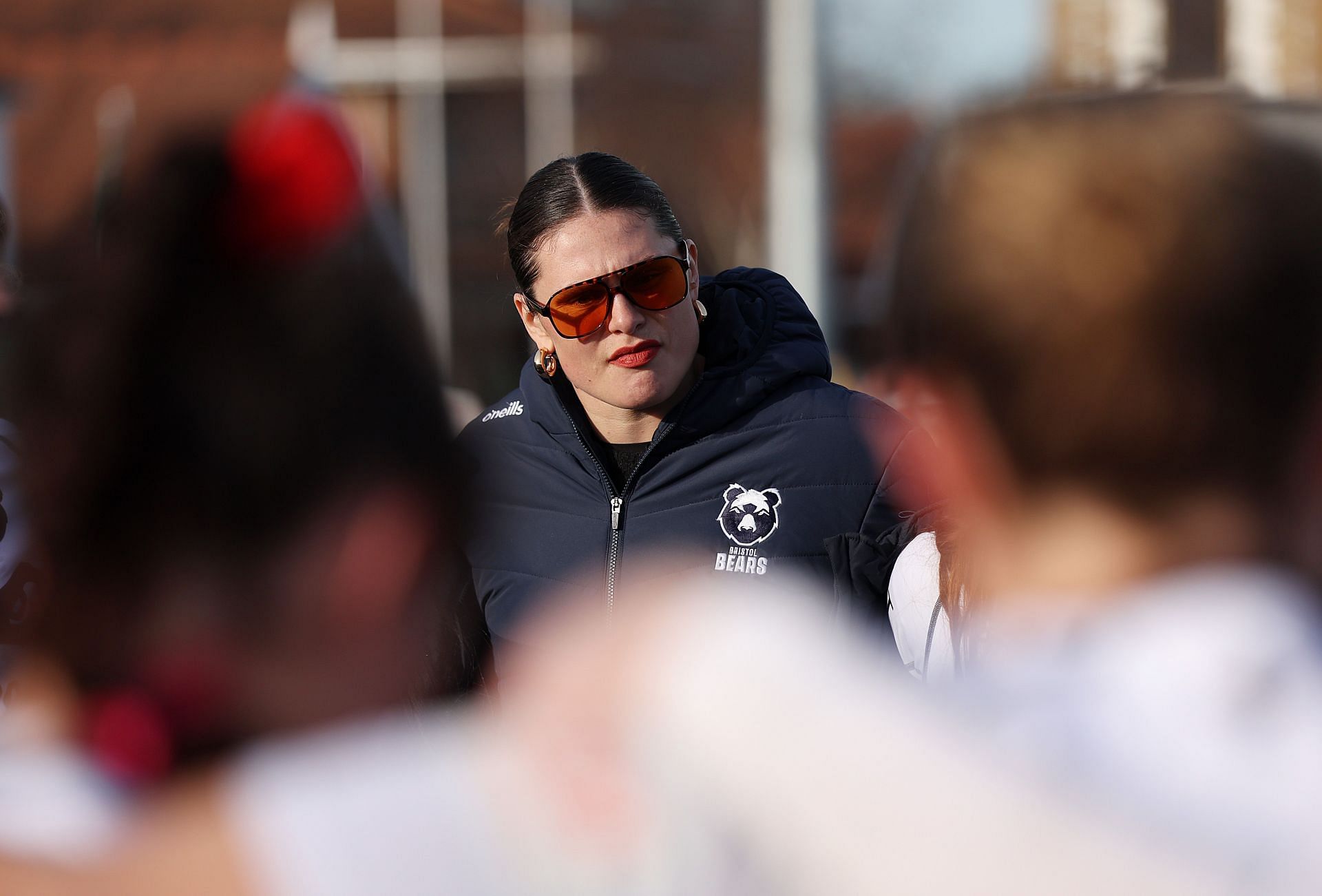 Ilona Maher attending a team hurdles before the BRistol Bears&#039;clash against the Trailfinders (Image via: Getty Images)