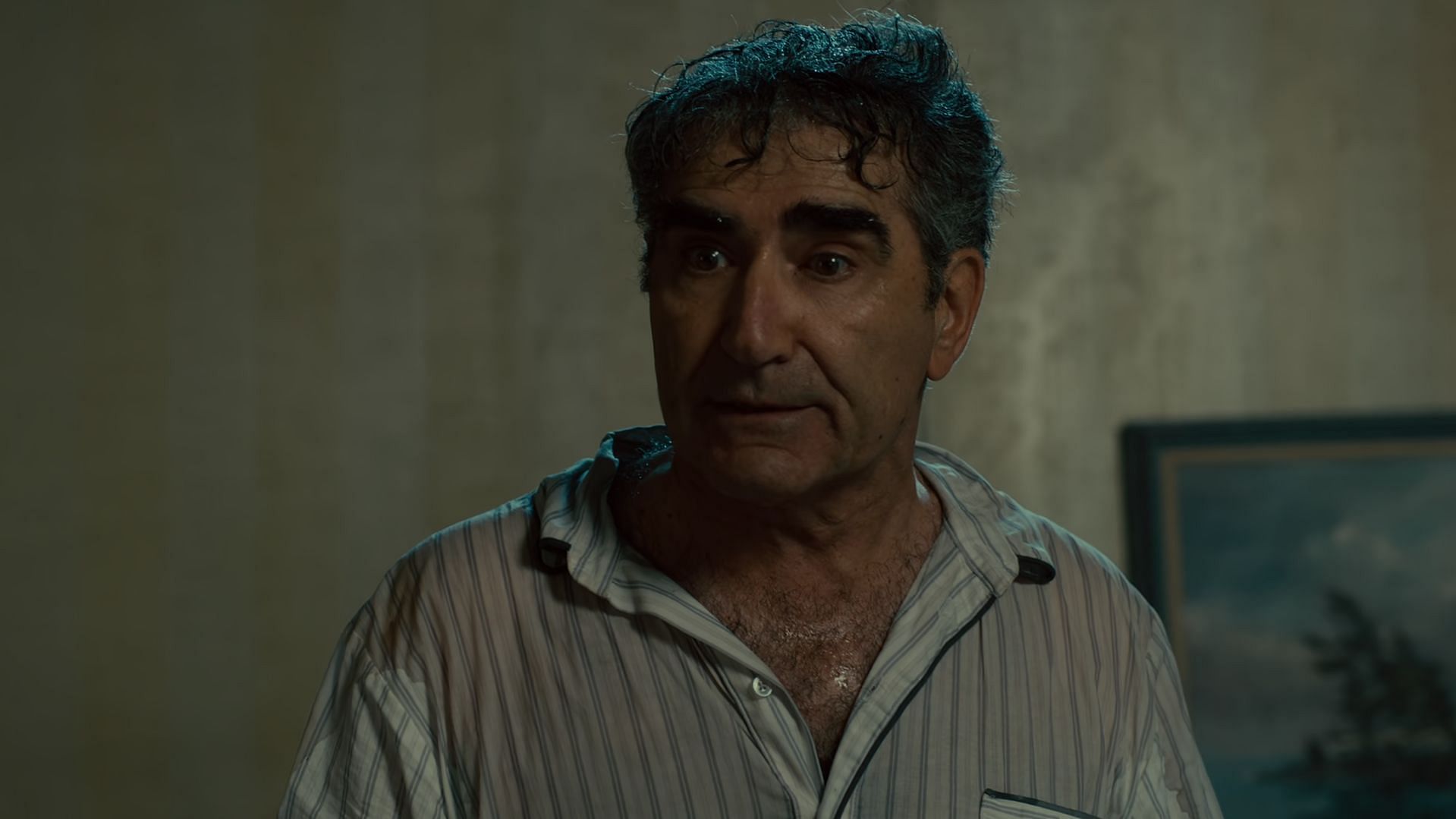 Eugene Levy in a still from Schitt&#039;s Creek (Image via Netflix)