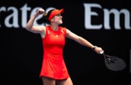 Elina Svitolina celebrates defeating Veronika Kudermetova in the women's singles fourth round of the 2025 Australian Open - Source: Getty