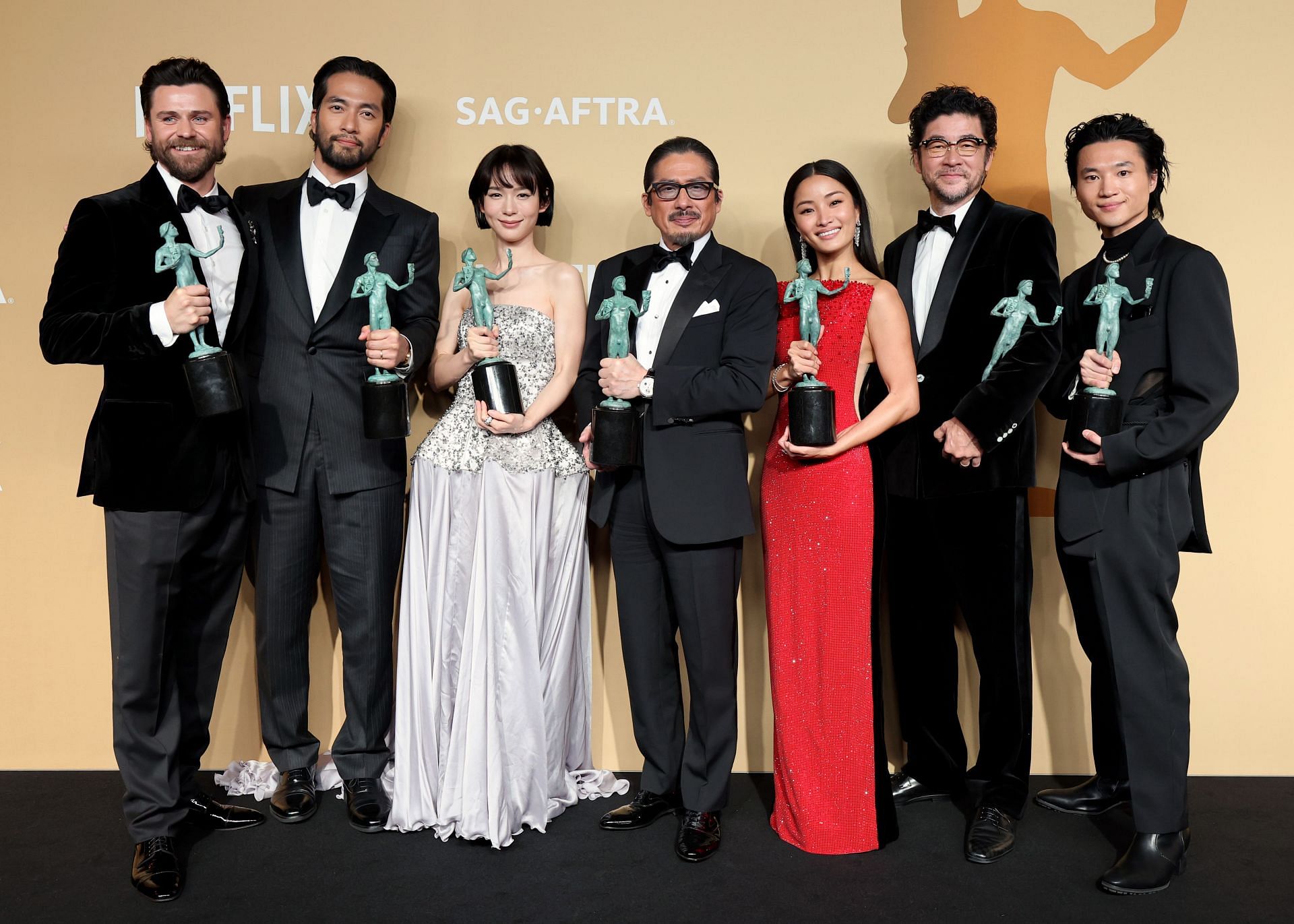 Shōgun took home the most awards at the Awards 2025 (Image via Getty)