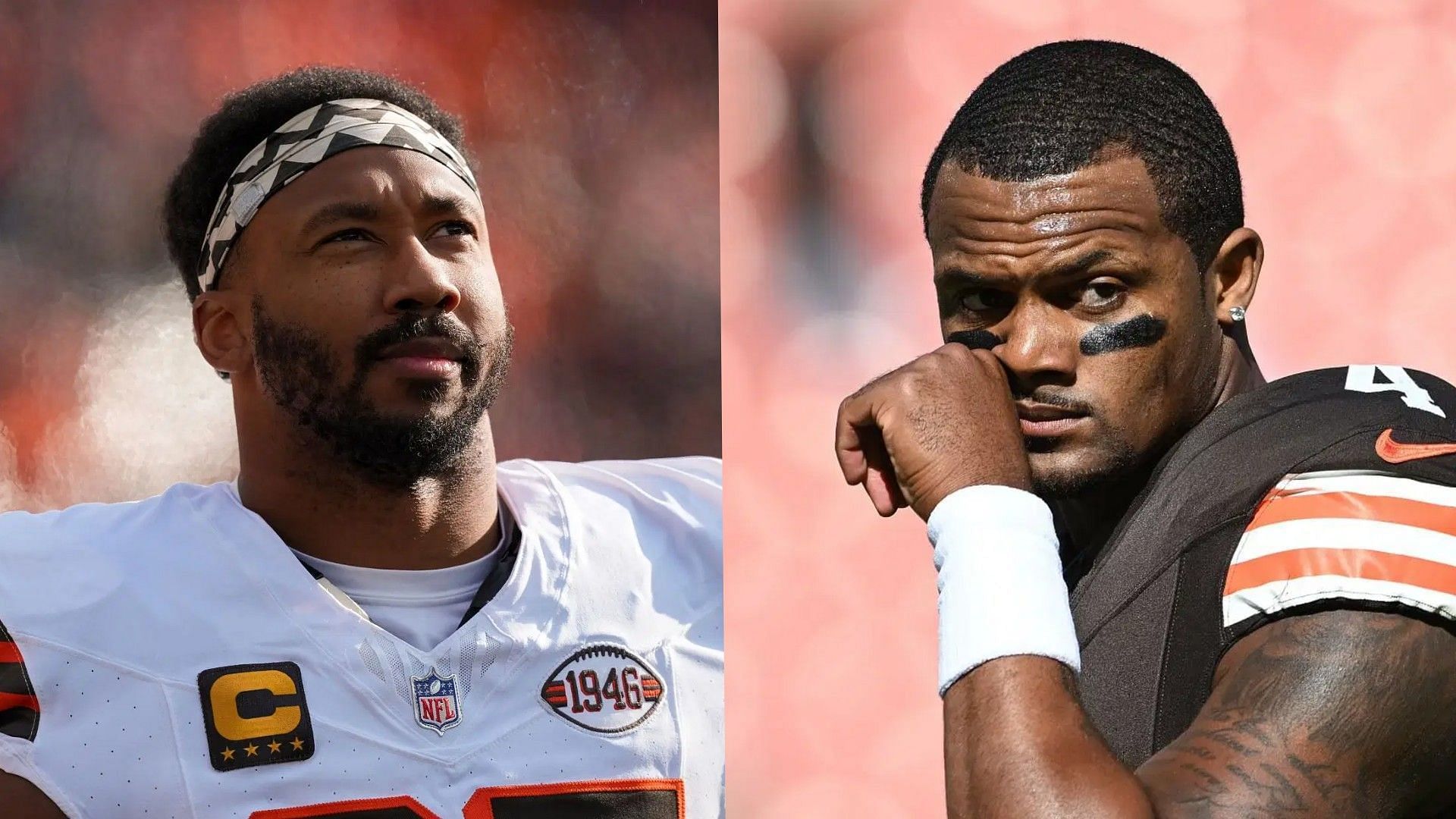 NFL analyst suggests Myles Garrett could be traded but only with Deshaun Watson - Getty