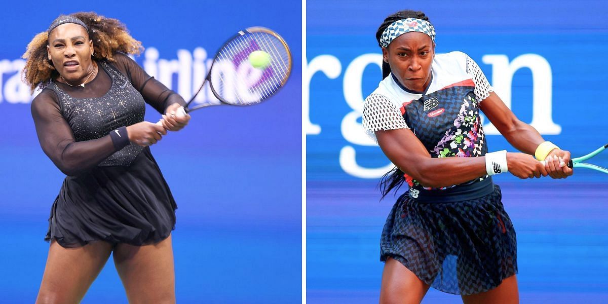 Serena Williams (L) &amp; Coco Gauff (R) [Image Source: Getty Images]