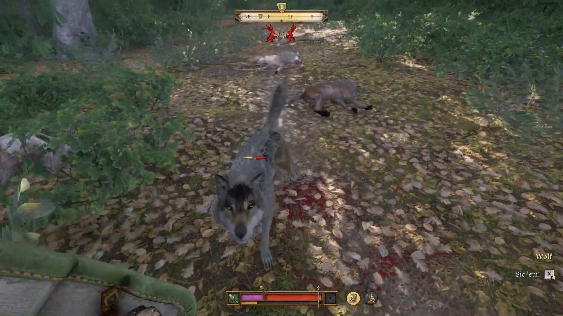 Kill the wolves to secure the sheep (Image via Deep Silver)