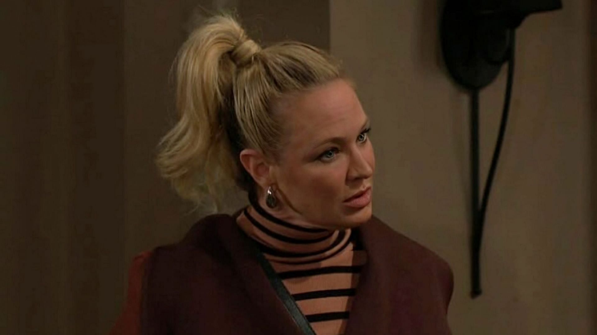 Sharon Newman in a still from The Young and the Restless (Image via CBS)