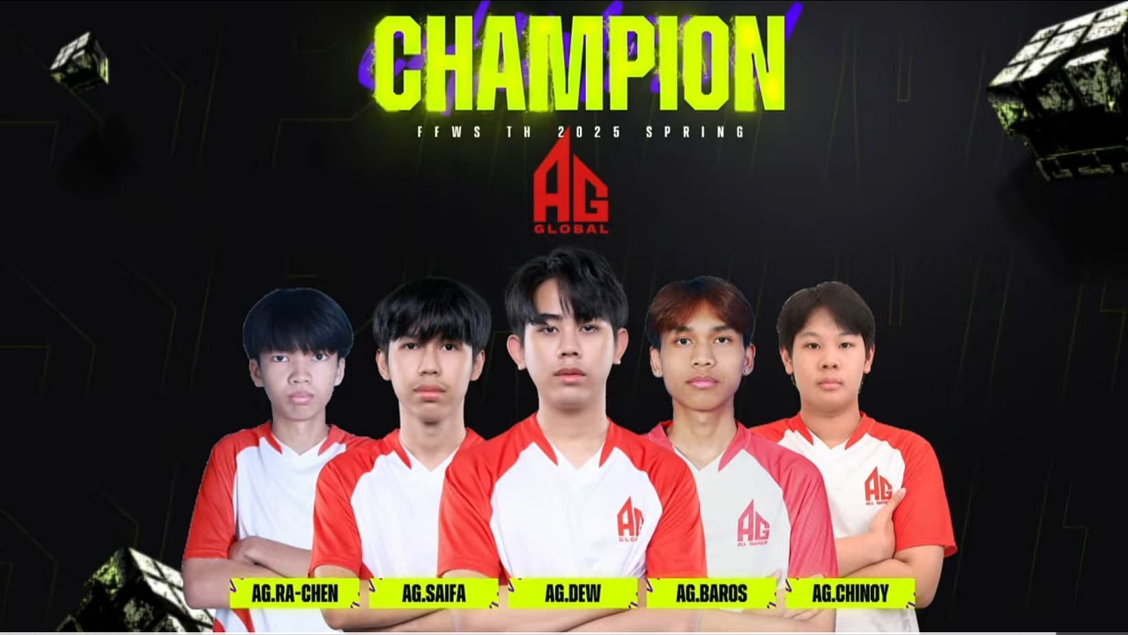 All Gamers wins FFWS Thailand Spring 2025 (Image via YouTube/Free Fire Esports Thailand)