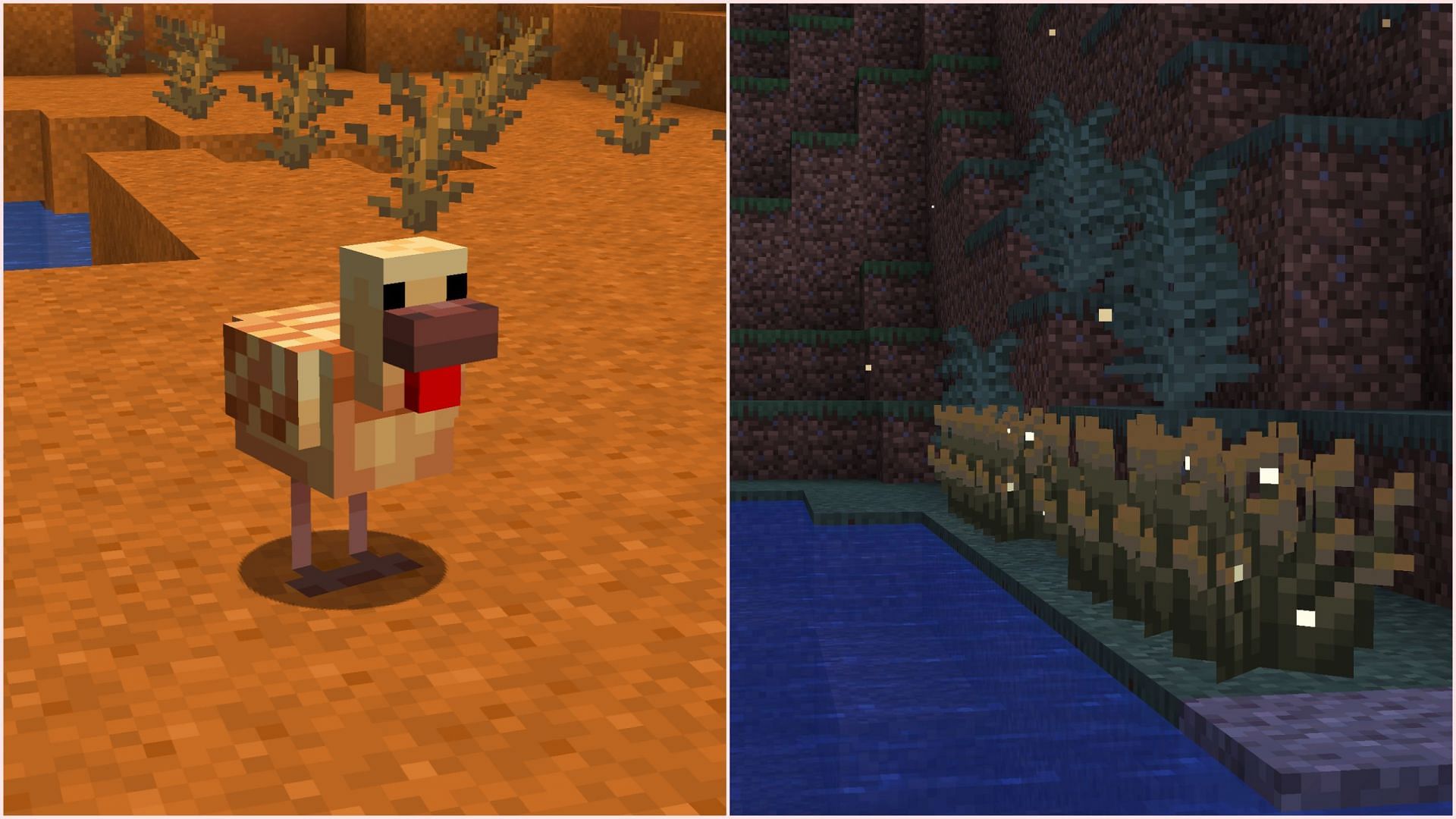 Existing biomes will be much more lively in Minecraft (Image via Sportskeeda Gaming/Mojang)