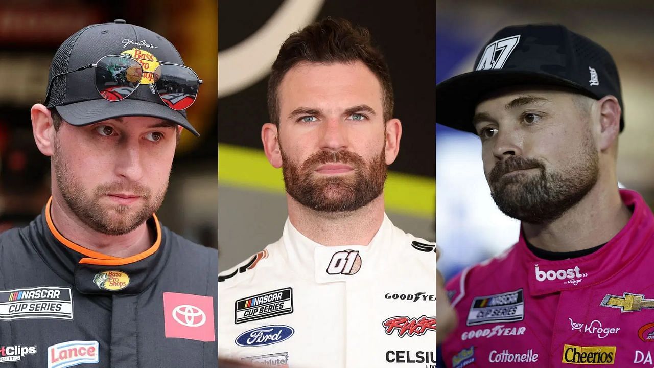 (L-R) Chase Briscoe, Corey LaJoie, Ricky Stenhouse Jr. (Images via Getty)