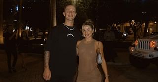 "Does he have any other clothing style": College hoops fans react to Hanna Cavinder & BF Carson Beck's Valentine's Day special TikTok
