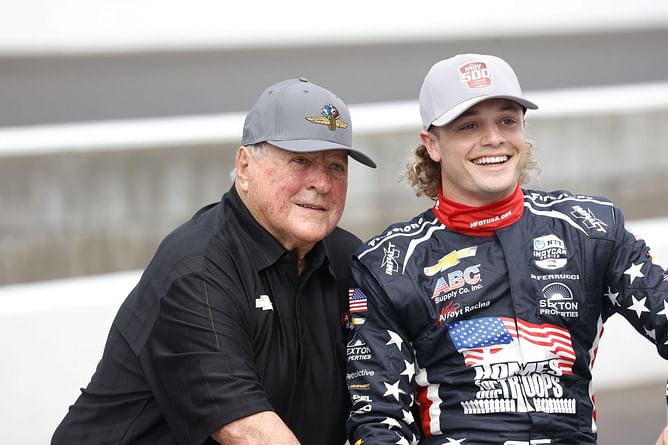 "I cannot take for granted spending time with him": Santino Ferrucci makes feelings known about IndyCar legend AJ Foyt