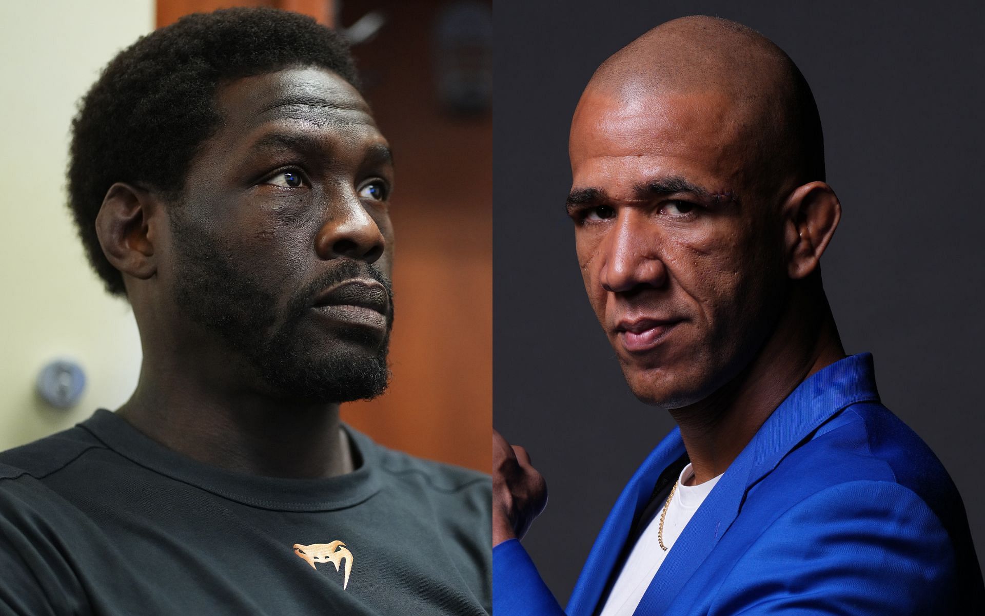 Jared Cannonier (left) will clash against Gregory Rodrigues (right) at UFC Vegas 102 [Images courtesy: Getty Images]