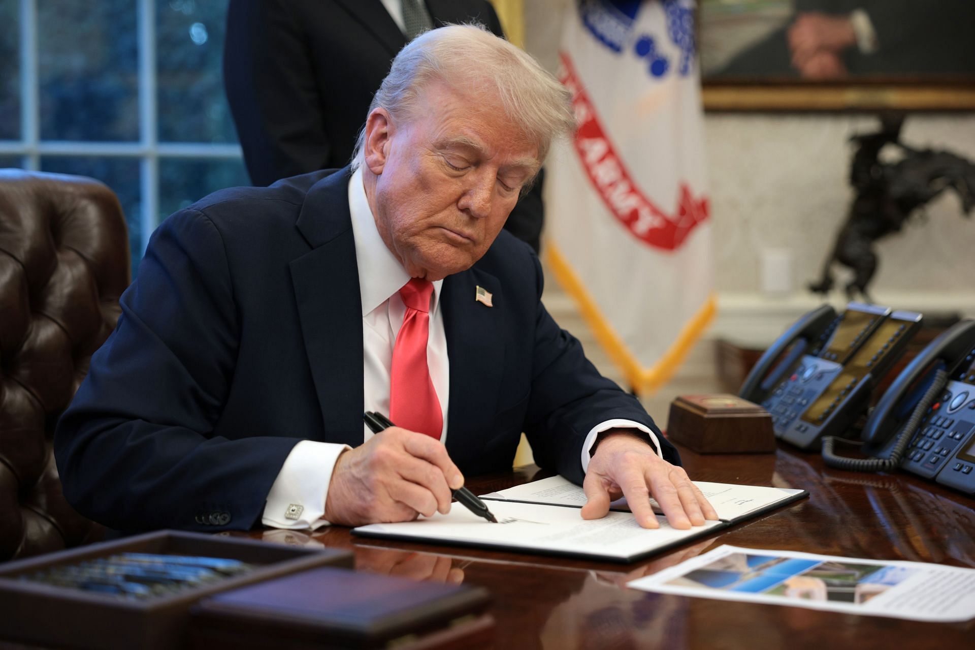 The President Signs Executive Orders At The White House (Image via Getty)