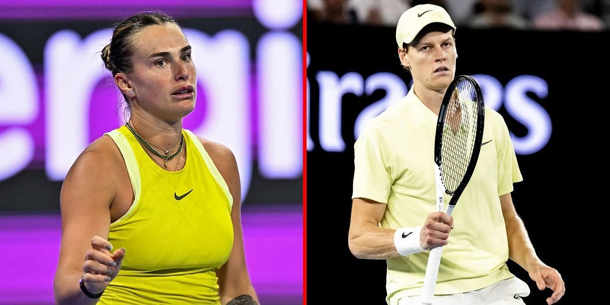 Aryna Sabalenka (L) Jannik Sinner (R) | Getty