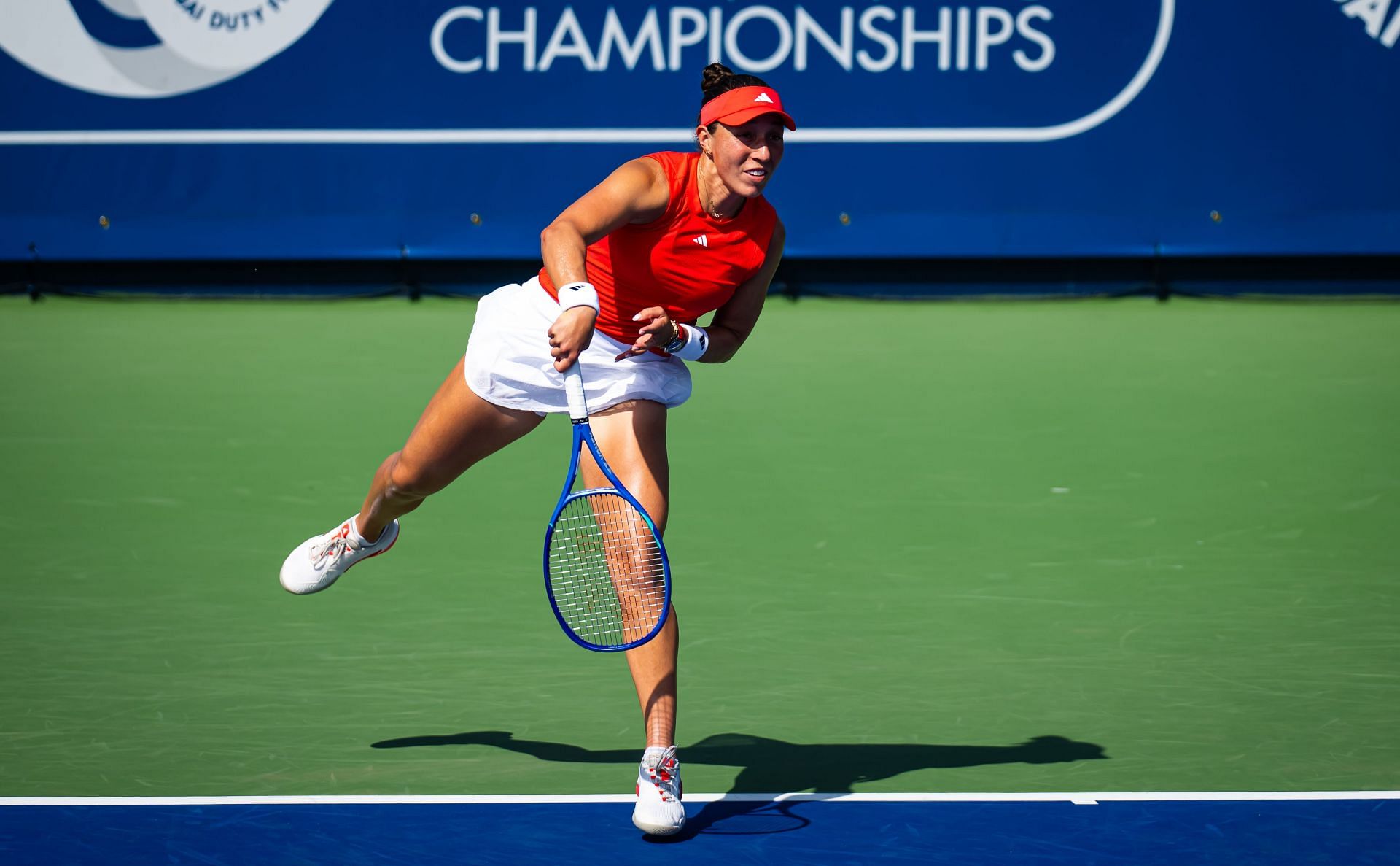 Pegula at the Dubai Duty Free Tennis Championships (Image Source: Getty)