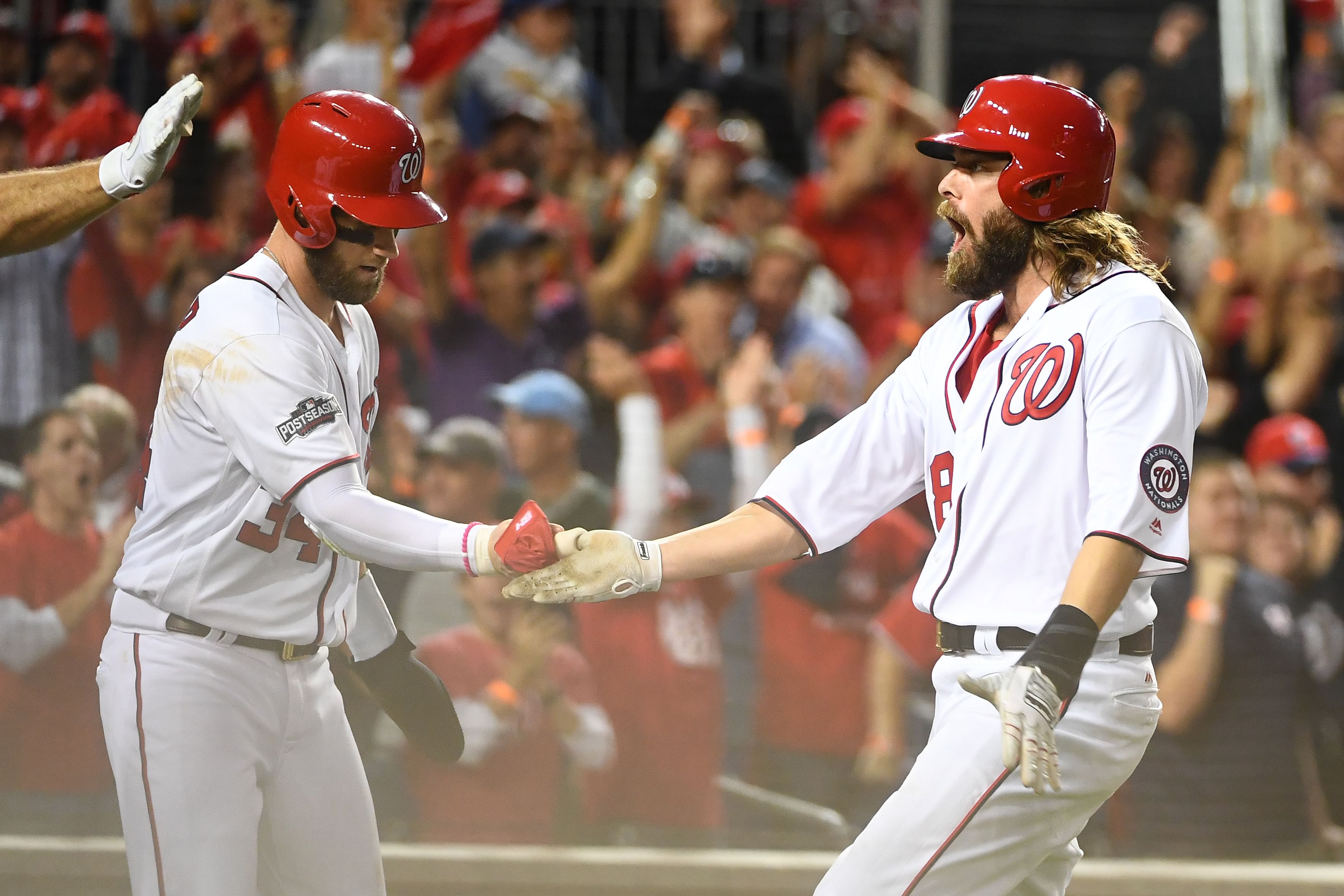 Former Washington Nationals Sluggers - Bryce Harper and Jayson Werth (Photo via IMAGN)