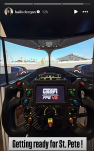 ScreenGrab of Hailie Deegan's Instagram Story (Hailieeegan)