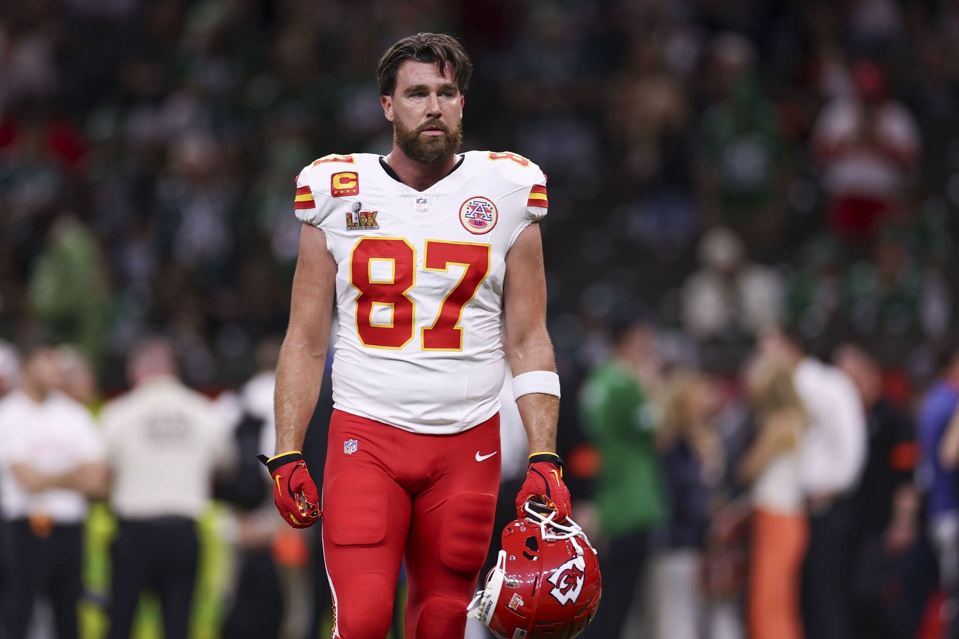 Travis Kelce during Super Bowl LIX: Kansas City Chiefs v Philadelphia Eagles - Source: Getty