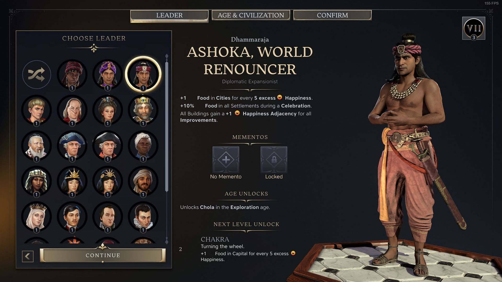 Ashoka, World Renouncer (Image via 2K)