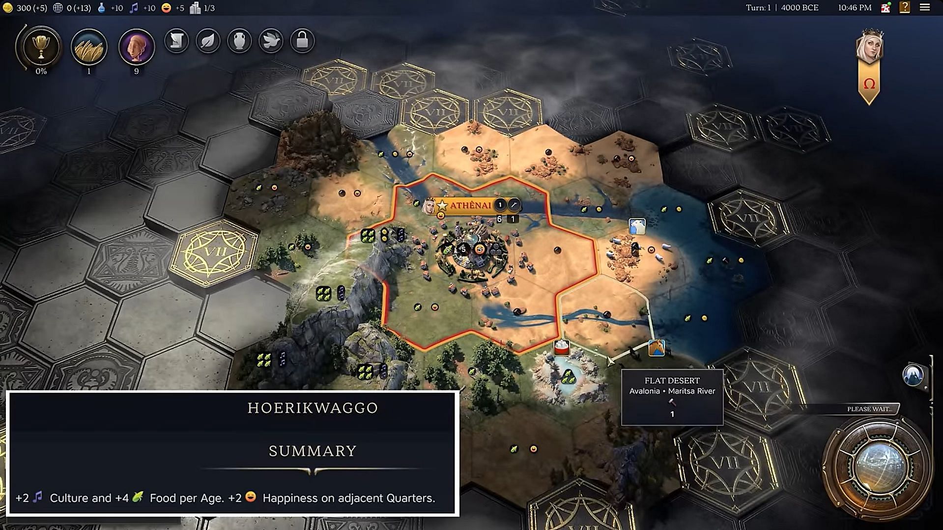 Hoerikwaggo in Civilization 7 (Image via 2K Games|| Youtube/@One More Turn)