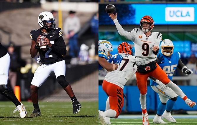 "They look just identical": Eagles icon makes eye-popping comparison between Joe Burrow and Shedeur Sanders
