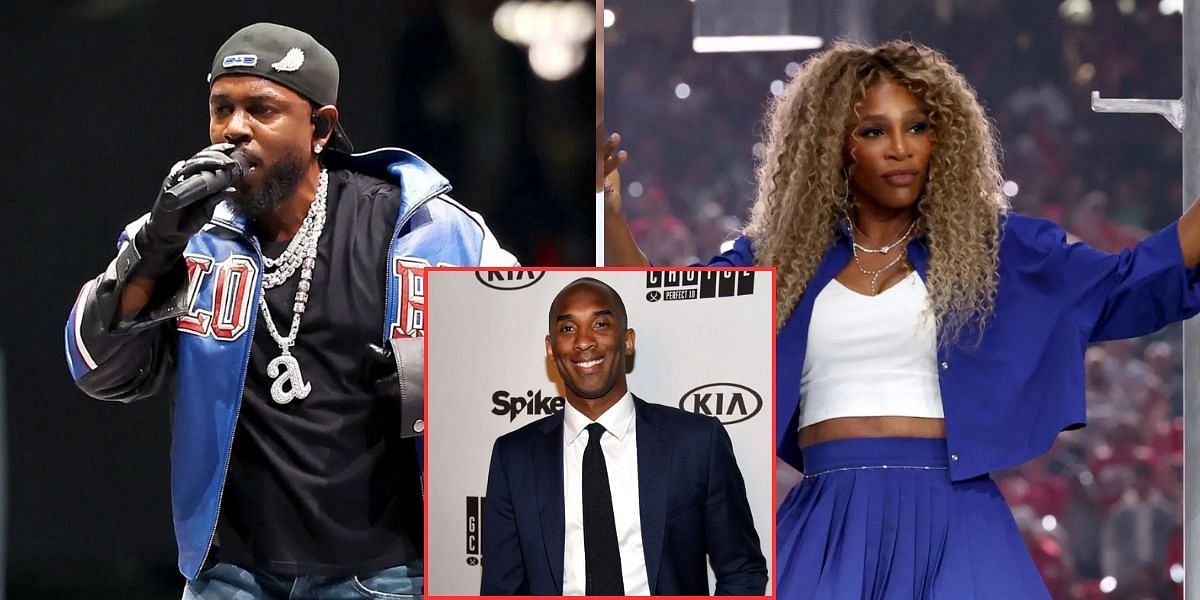 Serena Williams Kendrick Lamar Kobe Bryant (Source: Getty)