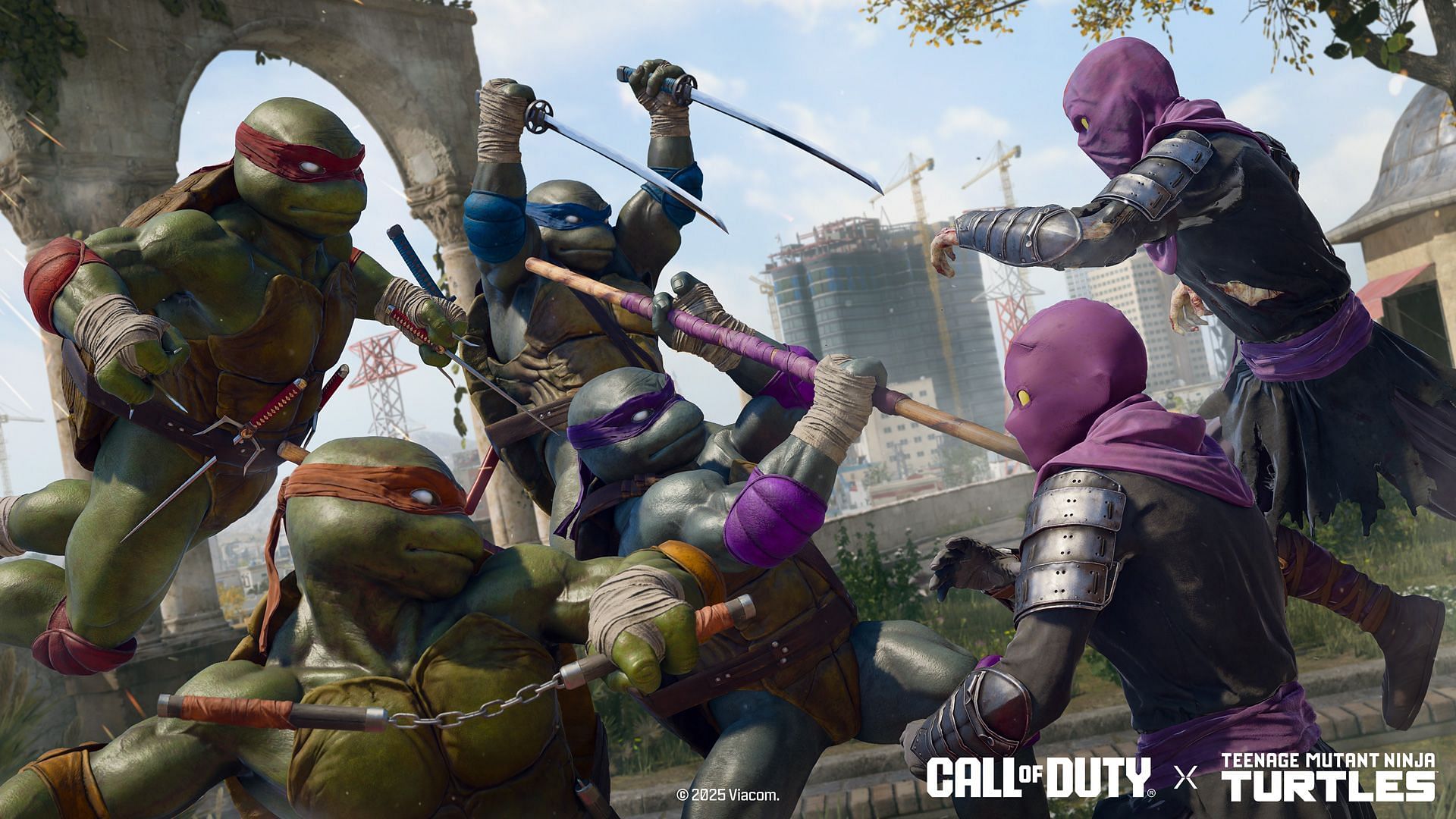 We countdown Black Ops 6 and Warzone Teenage Mutant Ninja Turtles event (Image via Activision)