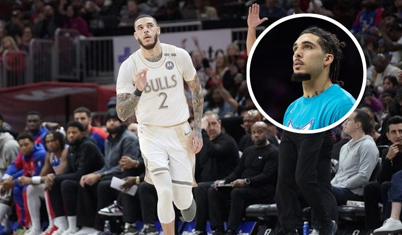 LiAngelo Ball reacts to lonzo Ball signing an extension with the Chicago Bulls (Image credit: Imagn)