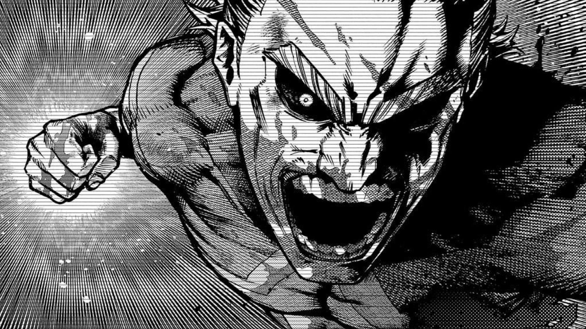 All Might as seen in the manga (Image via Shueisha)