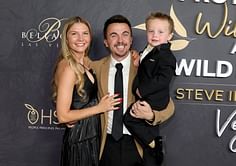 Frankie Muniz's wife Paige reveals she 'threw up' during Disneyland trip with racer and son