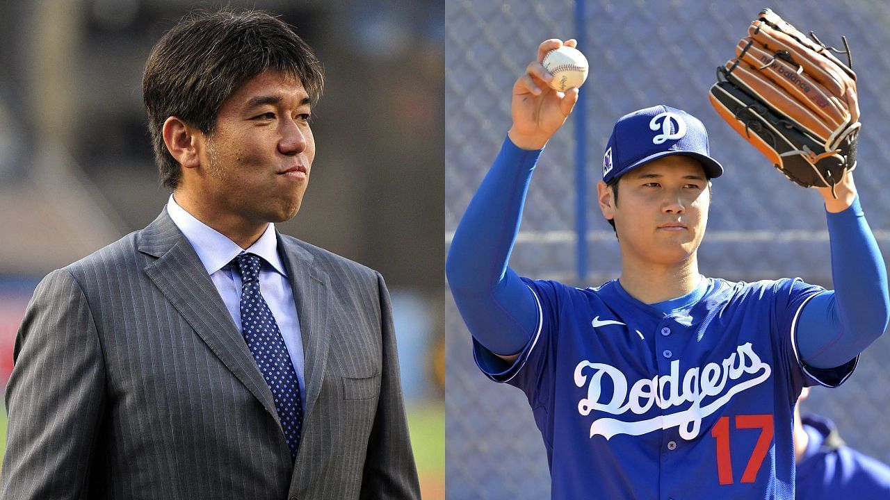 WATCH: Shohei Ohtani channels Japanese legend Hideo Nomo with iconic windup on Dodgers photo day (Image Source: IMAGN)