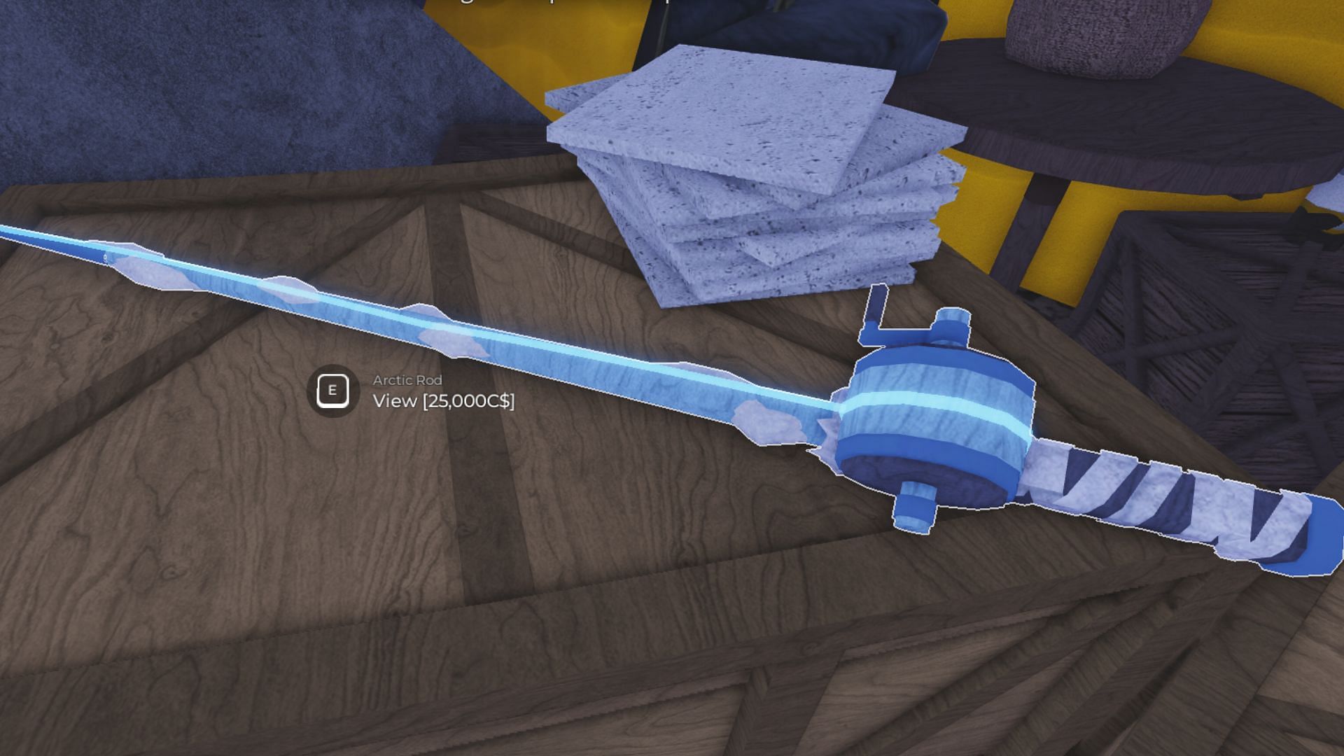 Arctic Rod costs 25,000 C$ (Image via Roblox)