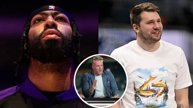 Pat McAfee shocked by mind-boggling Anthony Davis-Luka Doncic trade