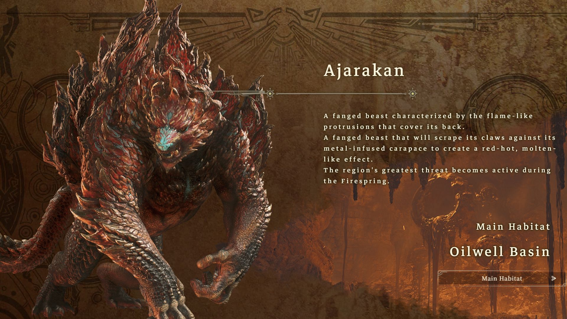 Ajarakan in Monster Hunter Wilds (Image via Capcom)