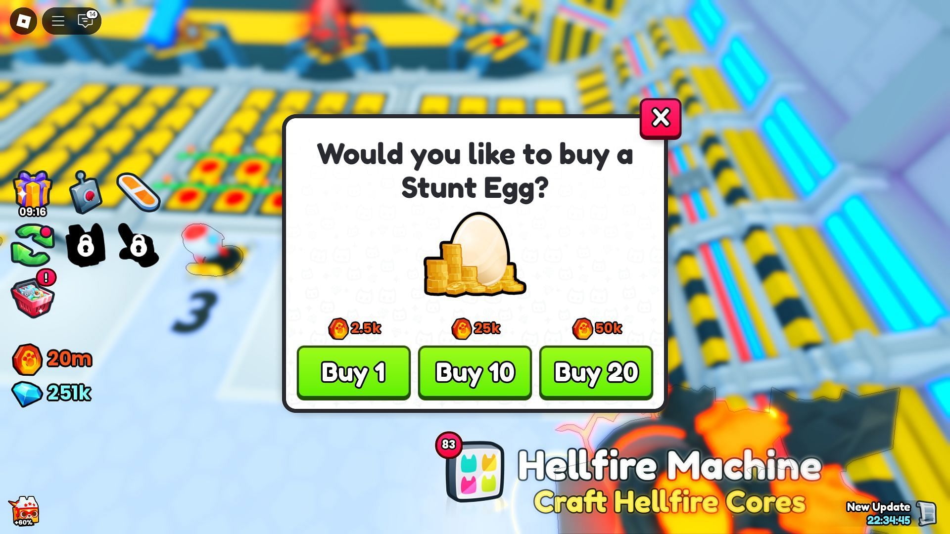 Unlock the Egg area to get pets (Image via Roblox)