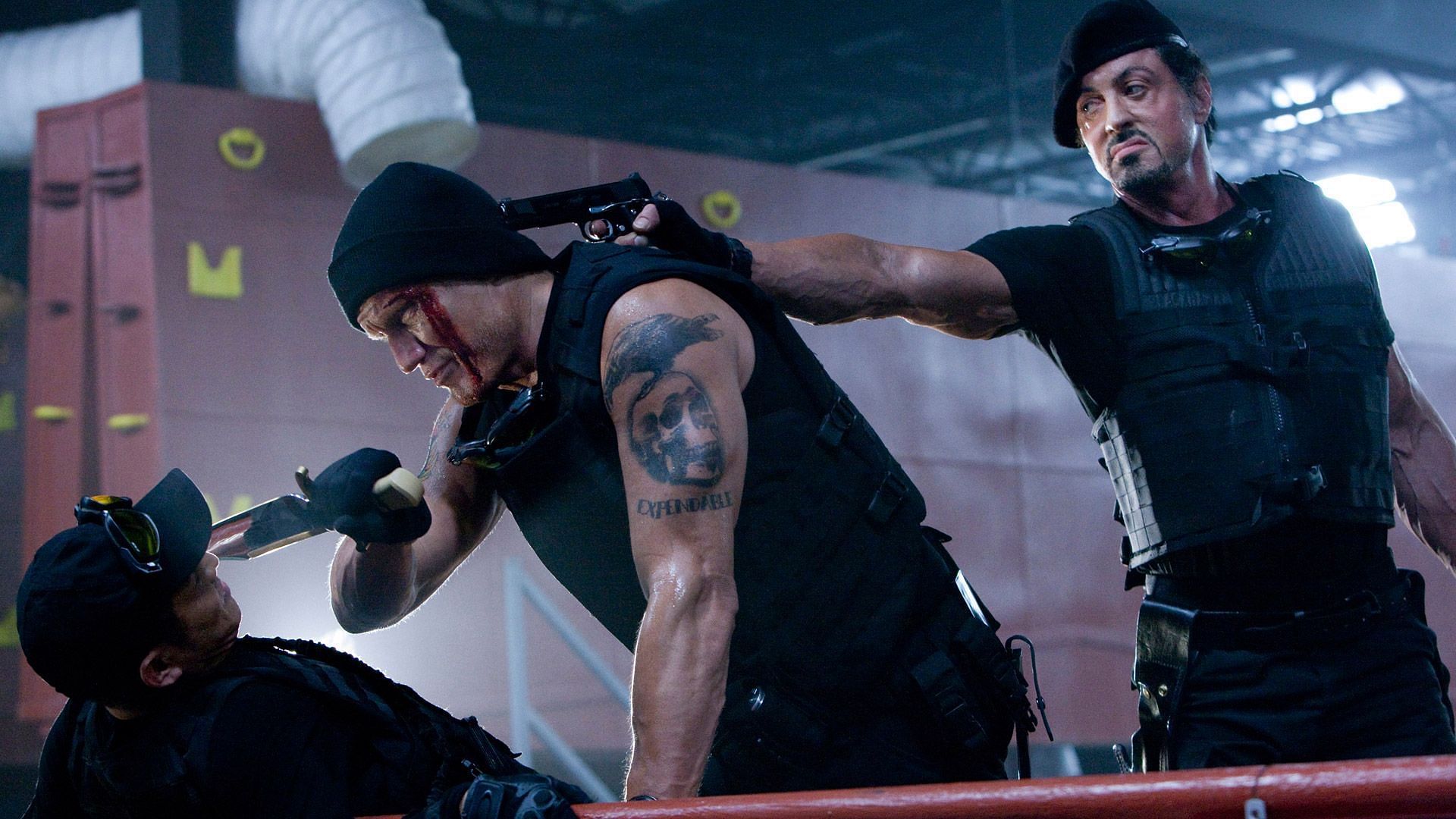 Still from The Expendables (Image via Lionsgate)